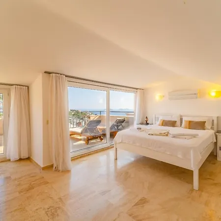 A Luxurious Sea View Within Walking Distance To Town In Kalkan Kalamar * Kas