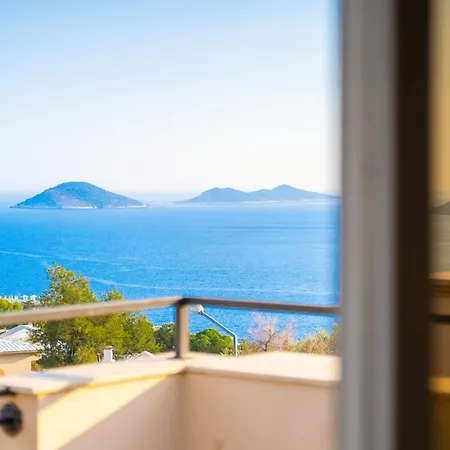 A Luxurious Sea View Within Walking Distance To Town In Kalkan Kalamar Villa *